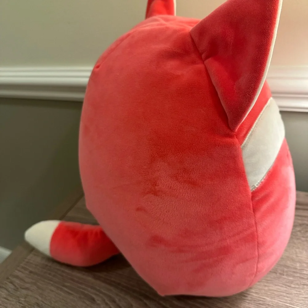 Squishmallows‎ Red and White Fox Plush 14 inch kids stuffed animal